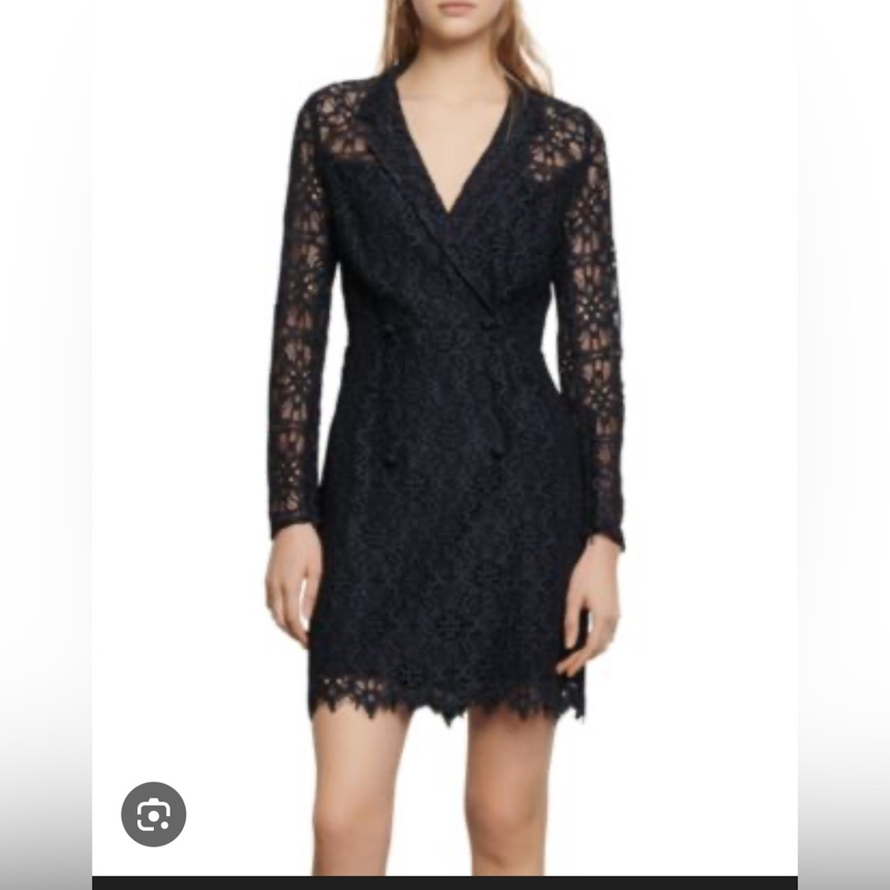 Sandro Nanie Mini Lace Dress size S - Picture 2 of 11
